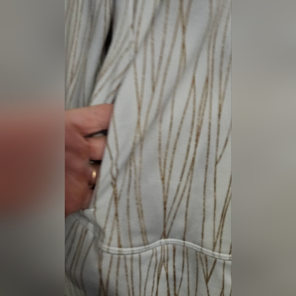 CALIA by Carrie Underwood WarmPullover Entwined Smooth Silver.Sweatshirt. Size S - Picture 5 of 12